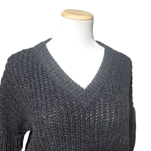 Madewell Pleat-Sleeve Wool Silk Blend Pullover Sweater Style G9922 Women's XS - Picture 5 of 12